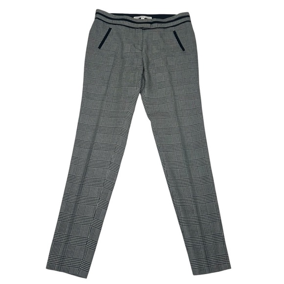 VERONICA BEARD Glen Plaid Cigarette Pants 6 - Picture 2 of 8